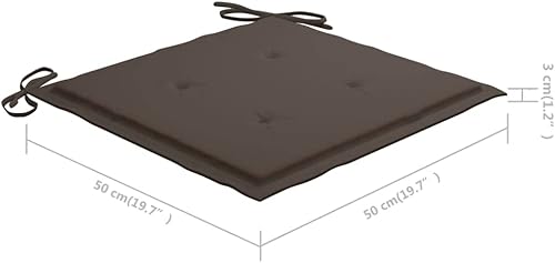 Miniatura 6 de GOLINPEILO Cojines para sillas de jardín, 4 piezas, cojines de asiento impermeables para exteriores para muebles de patio, jardín, sofá, silla,