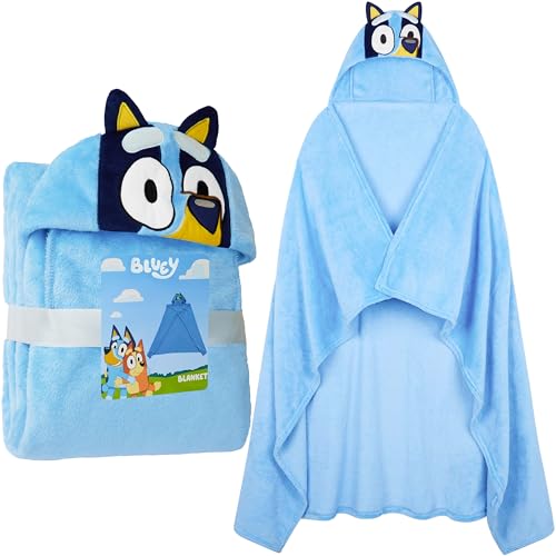 BlueY Kuscheldecke zum Anziehen mit Kapuze, Flauschig & Weich,...