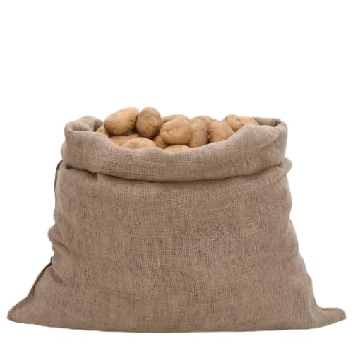 SKM Sacos de Yute 30 Unidades 100x110 cm 100% Yute 220 g/m²,Maletas y Bolsos de Viaje,Marrón,155807