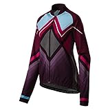maglia nakamura giappone Design sportivo e dinamico. Nakamura Maglia D Catuna a maniche lunghe, Vivacious/Grey Melan, 38
