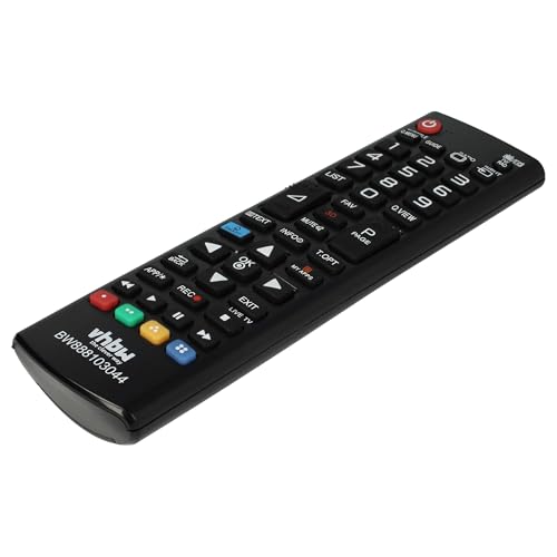 vhbw Mando a Distancia Compatible con LG 43UJ630V-ZA, 43UJ630V, 43UJ6309-ZA, 43UJ639V-ZE, 43UJ635V, 43UJ634V televisión, TV - Repuesto