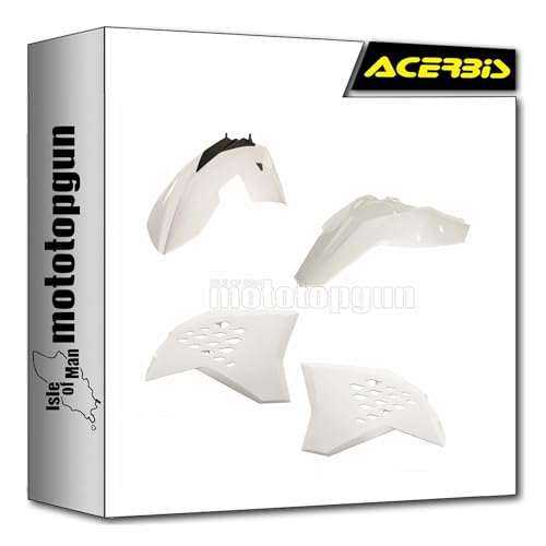 Cache carenage blanc acerbis 0010294.030 reparez votre moto ktm sx 150 2009 2010 mototopgun