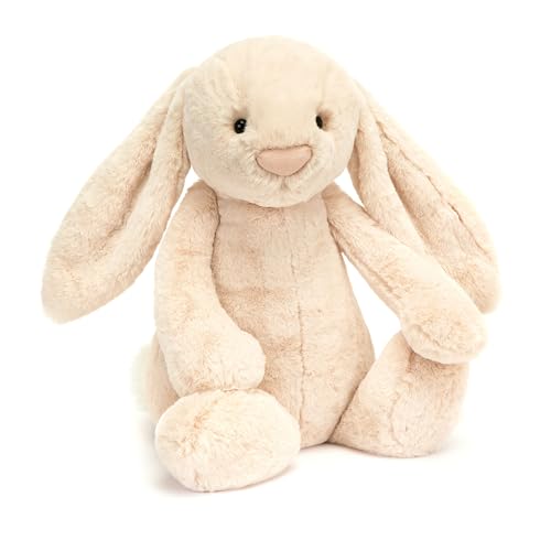 Jellycat Bashful Luxe Willow Bunny Stuffed Animal, Huge 20 inches - Rabbit & Bunny Plush Toy - Classic Children's Gift