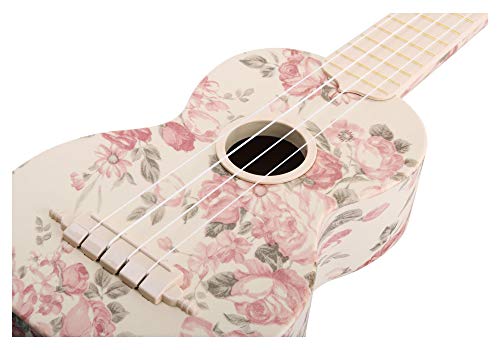Classic Cantabile BeachBuddy Desert Rose Ukulélé Soprane ABS - Les Beatles, Paul McCartney, John Lennon, RIngo Starr, George Harrison Classic Cantabile BeachBuddy Desert Rose Ukulélé Soprane ABS – Image 6
