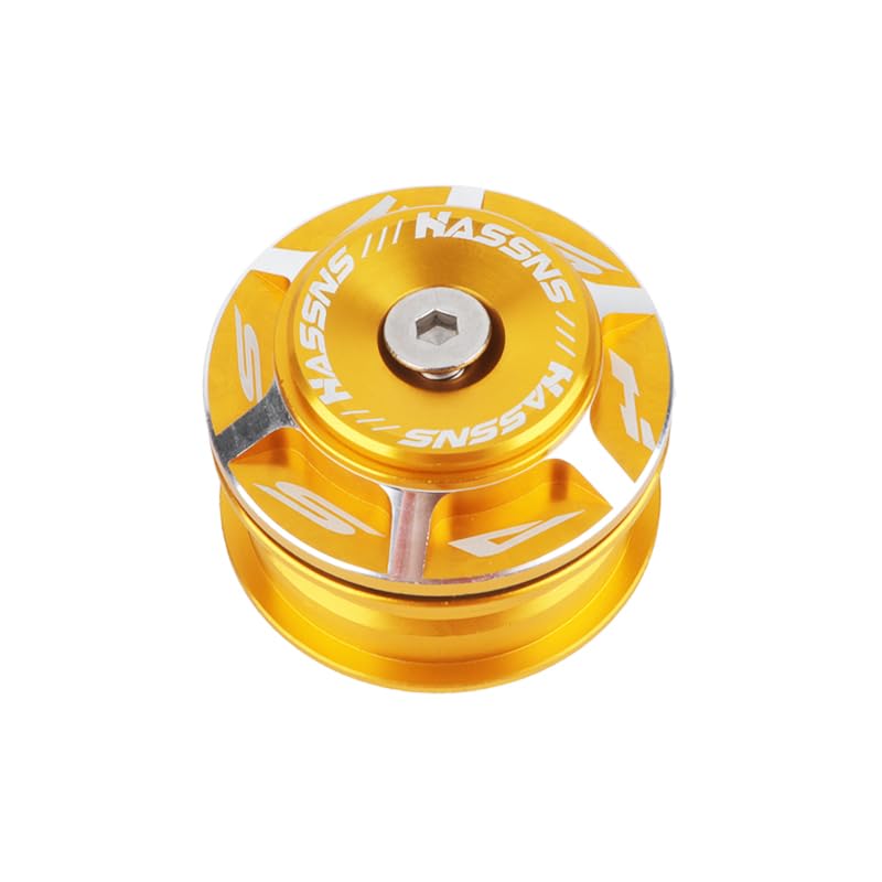 Casque vélo 44mm intégré Or VTT roulements durables de direction 1 1/8