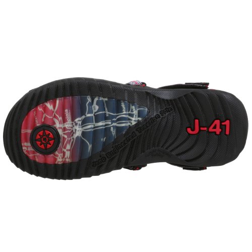 J-41 girls Island Mary Jane,Black/Dark Grey,1 M US Little Kid4