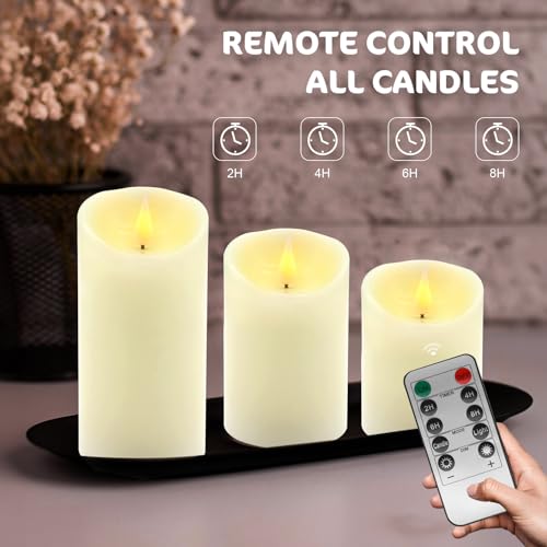 Velas LED recargables parpadeantes para crear un ambiente acogedor 5