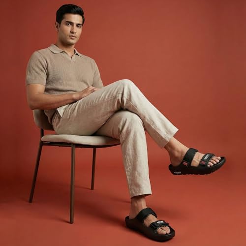 Image of KOBURG Nexa Sandals for Men| Stylish Trending | Comfortable | Super soft | Lightweight | EVA Sole | Casual Sandals | Slippers | Flip Flops for Men KF-464
