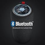 Monster S310 Haut-parleur Bluetooth, haut-parleurs Bluetooth portatifs, 30W L'appariement stéréo sans fil True livre un son dynamique, IPX5 Étanche, Bluetooth 5.2 Mic intégré, 24H, pour la famille Outdoor Black
