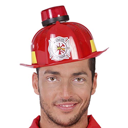 Guirca Fiestas GUI13272 - Feuerwehrshelm mit Sirene, Licht und Ton