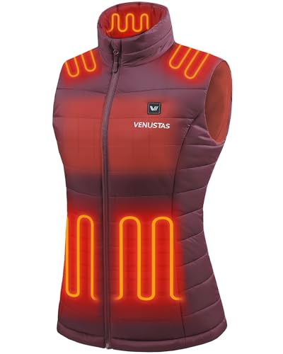 Venustas Womens Heated Vest with Battery Lightweight Quilted Vest for Women