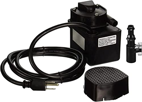Image of Little Giant PE-2H, 115V, 300 GPH Small Submersible Fountain Pump, 6' Cord | 1 /40 HP, Includes Flow Control Valve, Keeps pump primed in shallow water, Epoxy encapsulated motor, Manual / no switch, 566609