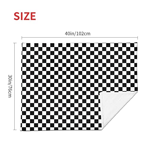 Baby Receiving Blankets Racing Checkered Flag Soft Fleece Blanket, Blankets For Baby Boys Newborn, Best Gift For Baby (30X40Inch) #TOP3
