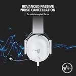 Razer BlackShark V2 X Gaming Headset: 7.1 Surround Sound - 50mm Drivers - Memory Foam Cushion - for PC, Mac, PS4, PS5, Switch - 3.5mm Audio Jack - White - Image 4
