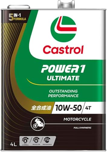 Castrol(JXg[) GWIC POWER1 ULTIMATE 4T 10W-50 MA2 4L ֎4TCNGWp S