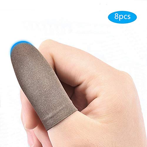 Game Controllers Touchscreen Finger cots - Ultra-Thin Anti-Sweat Breathable Fingers Sleeves for Mobile Gaming Controller