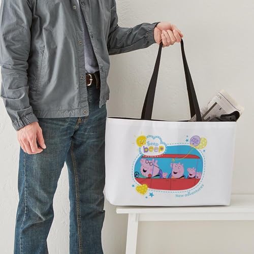 CafePress Peppa Pig: New Adventures 24"x13" Large Weekender Tote3