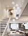 Mlshlf lamp Lámpara de Escalera Lámpara de araña Larga for techos Altos...