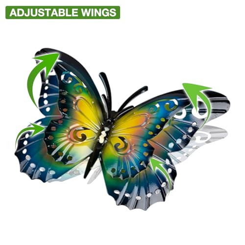 Metal-Butterfly-Wall-Decor-65-Outdoor-Fence-Wall-Art-Decor-Suitable-for-Garden-Patio-Balcony Metal Butterfly Wall Decor 65 Outdoor Fence Wall Art Decor Suitable for Garden Patio Balcony
