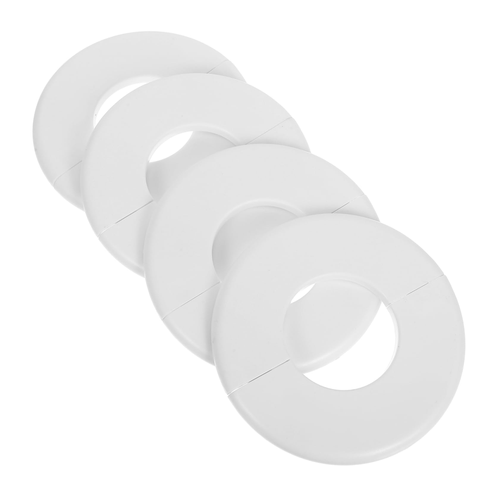 Ocultar imperfecciones con la cubierta de tubería flange redonda de ABS dividido para agujeros