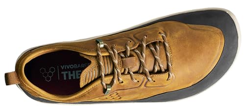 Image of Vivobarefoot Men's Tracker Leather All Terrain Low Hiking Shoe