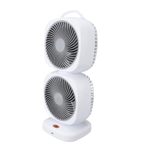 Ventilateur tour double couche CHICIRIS oscillant et rechargeable sans fil - 5