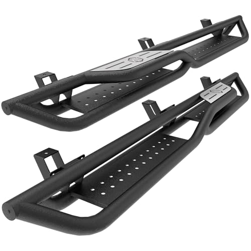 Hooke Road Wrangler JL Side Step Nerf Bars, 2-Stair Running