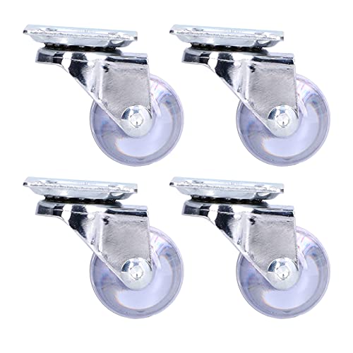 Roulettes pivotantes en acier inoxydable lyrlody pour petit meuble et chariot de rangement
