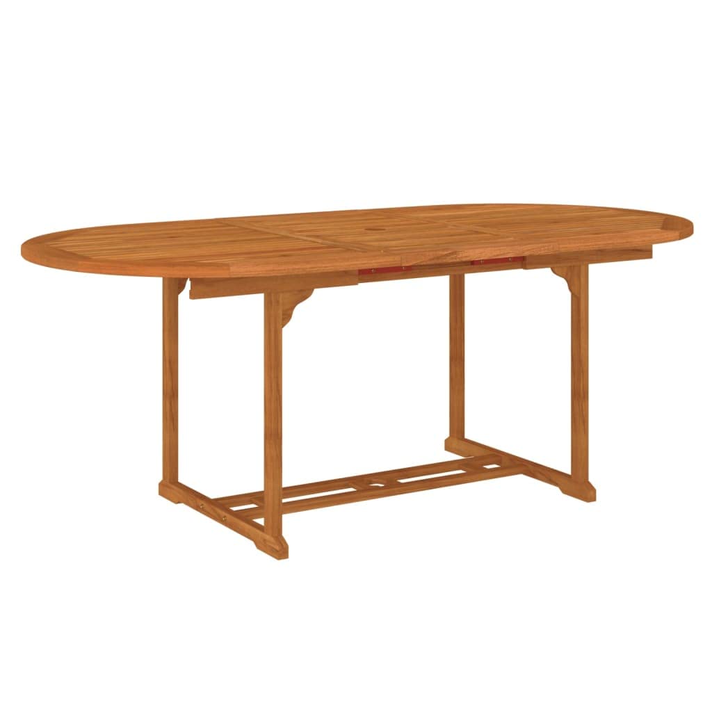 vidaXL Tavolo da Giardino 200x100x75 cm in Legno Massello di Eucalipto