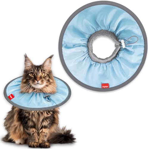 Agape Soft Cat Cone, Comfy Collar to Stop Licking & Scratching, Lightweight Recovery Collar for Cats...
