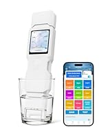 Neuer 9-in-1 Intelligenter Wassertester Trinkwasser, Digital Trinkwasser Tester für TDS, Trübung, EC, Temperatur, Salzgehalt, GH, TOC, COD, UV275, Wasserqualität Tester für Trinkwasser, Leitungswasser