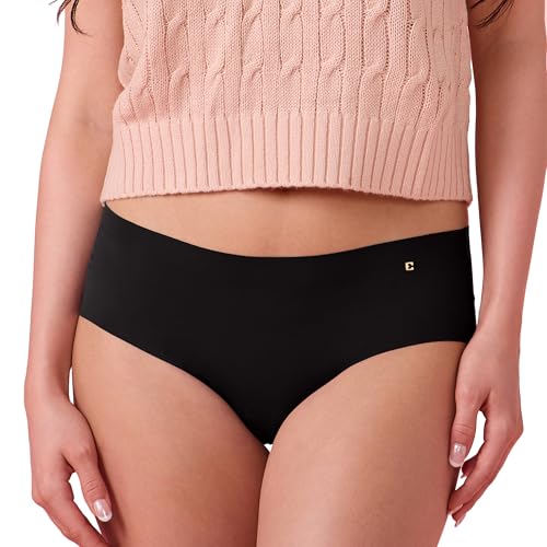 Image of Enamor Innovations Invisi, All Day Comfort, Mid Waist Hipster Panty for Women - No Visible Panty Lines, Sweat Wicking, Free Cut, Full Coverage - PH40