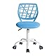 FurnitureR Zahnarztstuhl, um 360 ° drehbar, Farbiger Hocker für Zahnassistenten, höhenverstellbar, ergonomisch, für Zahnarztpraxen, Massagesalons, Büro, Klinik, 38,5 x 40 x 87 cm, blau