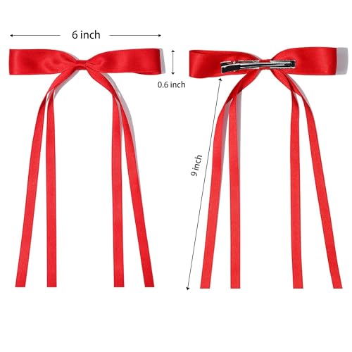 Pinzas de cabello lazo Ayesha 6 piezas miniatura 6