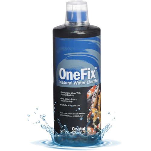 CrystalClear OneFix Beneficial Bio Clarifier Treatment for Clear Water Gardens,