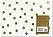 Gold Dots Leather Guest Book