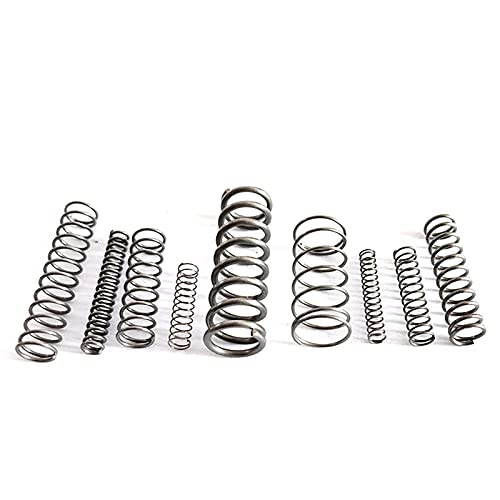 Coil Expansion 0.8mm Wire Diameter * 8mm Outer Diameter * (5-50)mm Free Length, Spring Steel Extension Spring, Compressed Springs, 10PCS Buffer Mechanical ( Size : Length 35mm )