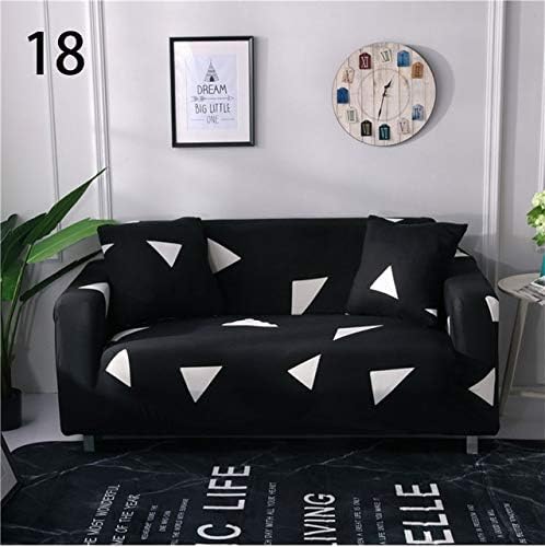ADSIKOOJF 24 Colors Slipcover Stretch Four Season Sofa Covers Furniture Protector Polyester Couch Cover Sofa Towel 1/2/3/4-seater 145x185cm 18