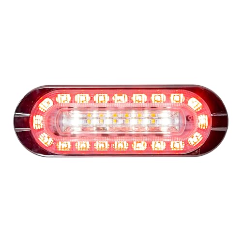 Image of Buyers Products 5626432 6 In Oval LED Stop Turn Tail Backup Strobe Light