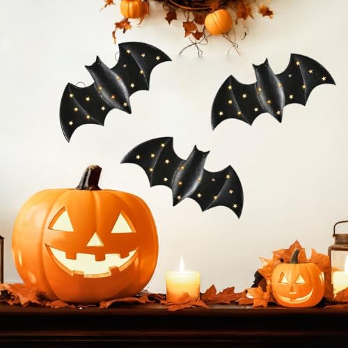 Murciélago de Halloween LED gótico para iluminar paredes oscuras 3