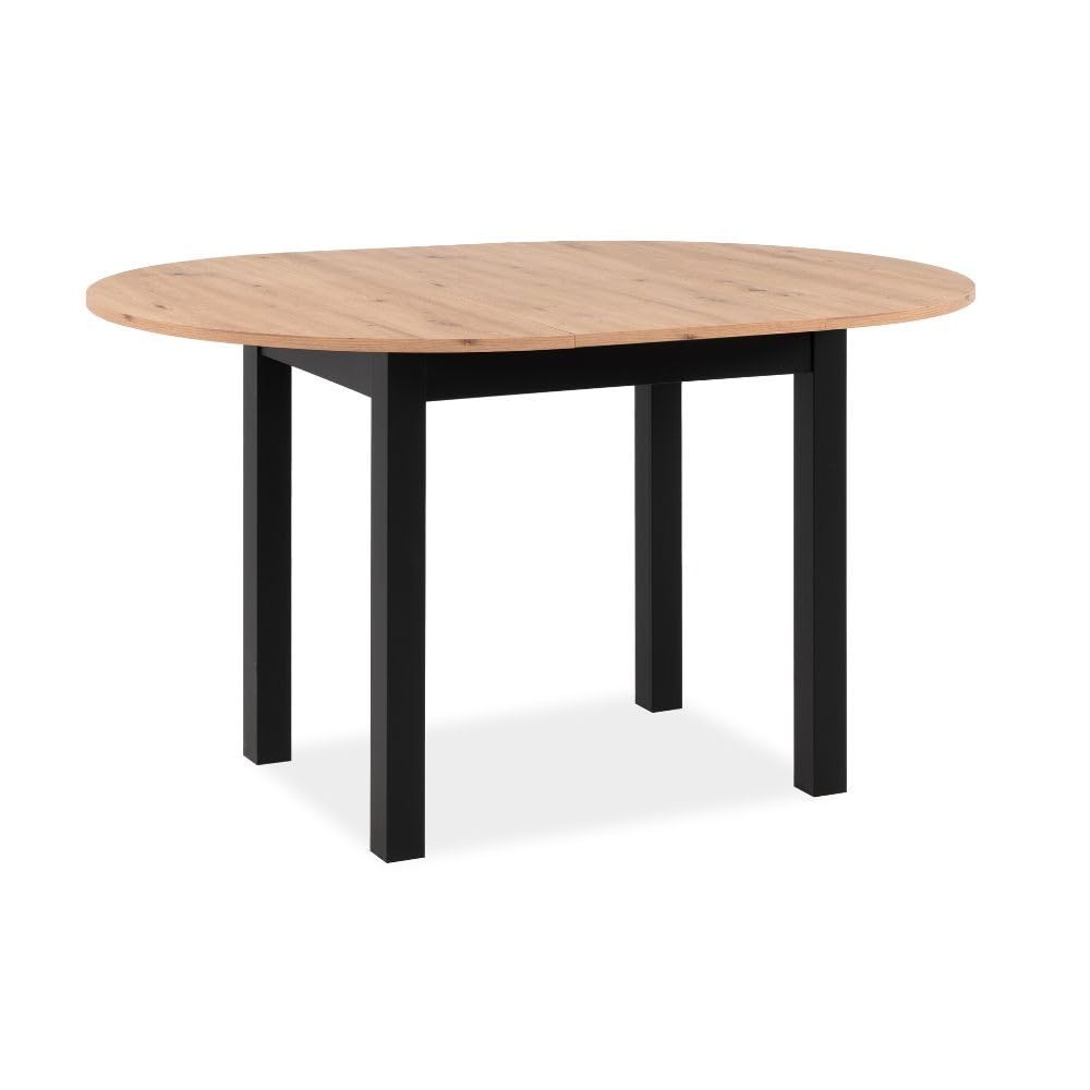 UNVOLLSTÄNDIG 003607 Auszugstisch COBURG 100 Artisan Oak Nb. / schwarz, FI003607