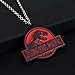 Produktbild Wjfijz Jurassic Park Neckjjjjji World Anhänger Mode Link Kette Halskette Freundschaft Geschenk Schmuck
