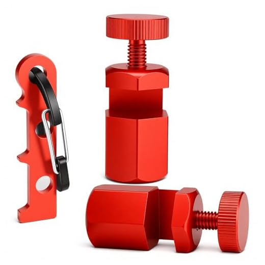 Miucoguier Tall Stair Gauges for Framing Square with Holder and Hook, Framing Jig for Speed Square, Framing Square Stops for Carpentry Squares & Circular Saw