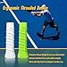 Pickleball Paddle Grip, Overgrip Pickleball Paddle Grip, Pickleball Paddle Hand Grip for Handle, Pickleball Accessories Silicone Grip for Improved Performance (White)