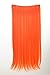 Produktbild WIG ME UP ® - YZF-3177-TF2202 Haarteil Extension breite Haarverlängerung 5 Clips glatt Orange Neonorange