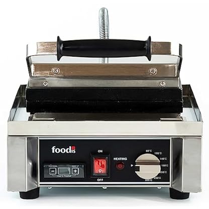 foodis Waffeleisen Bubble Form 1700W mit Heizanzeige & Timerfunktion - Gastronomie Waffelmaschine mit Temperaturregulierung 60-300°C - Waffle Maker, Waffel-Eisen, Blasenwaffeleisen