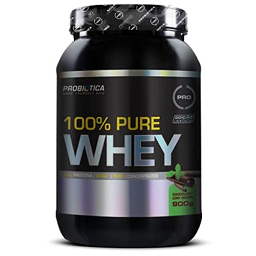 100% Pure Whey (900G) - Sabor Chocolate C/ Menta, Probiótica