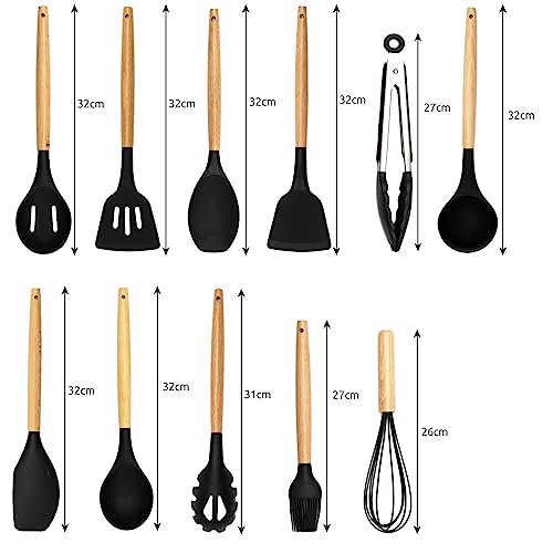 Miniatura 2 de 21804 - Utensilios De Cocina Silicona, Antiadherentes, 12 Piezas