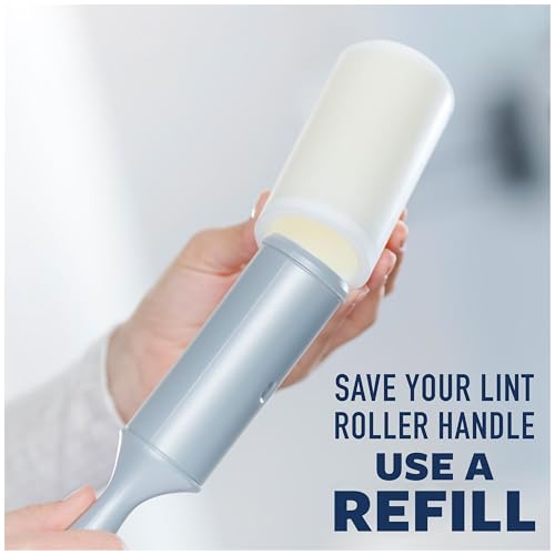 Image of Scotch-Brite Everyday Clean Lint Roller, Lint Remover for Pet Hair, Dark Clothes, Furniture, and Dusty Surfaces, Picks Up Fur & Fluff in Your Home, Car, & Office, 5 Pack, 475 Adhesive Sheets Total