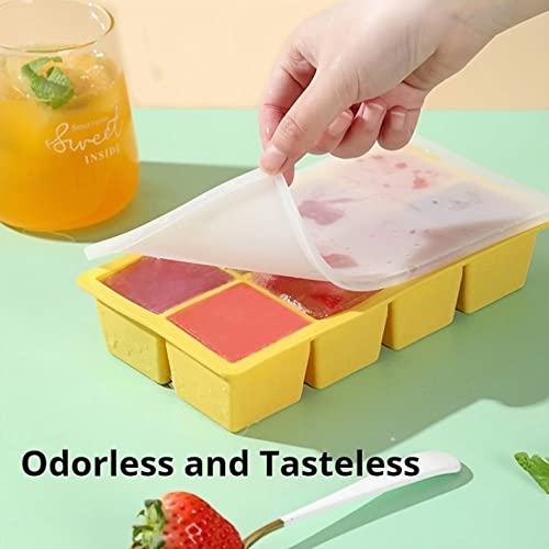 Molde de silicona para cubitos de hielo con tapa miniatura 4